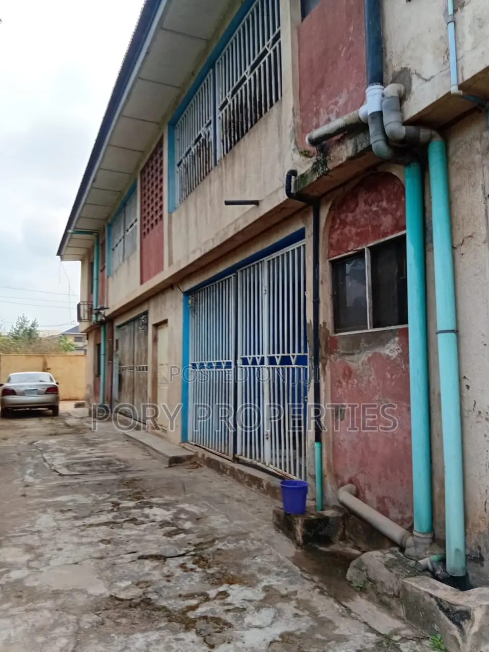 An Acre of Land With a 4 Flat Building With a Bq for Sale