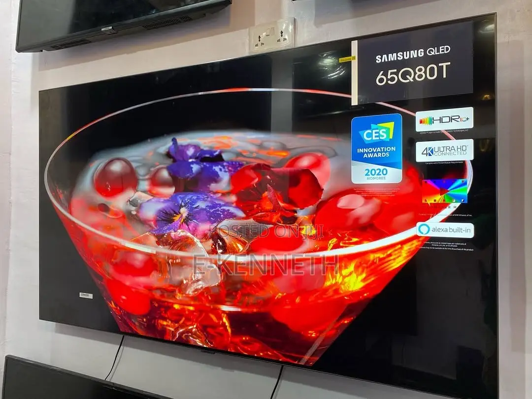 Samsung 65 Inche Qled Q80t QHDR 4k Gaming Smart TV With 120hz HDMI 2.1