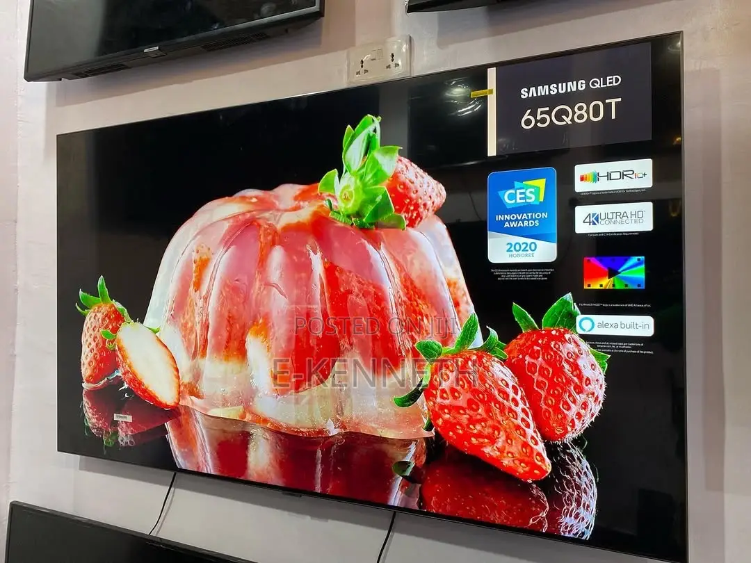 Samsung 65 Inche Qled Q80t QHDR 4k Gaming Smart TV With 120hz HDMI 2.1