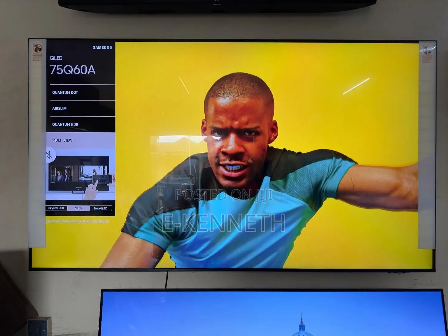 Samsung 75” Inches Qled Q60a QHDR 4k Airslim Smart TV 2021/2022 Model