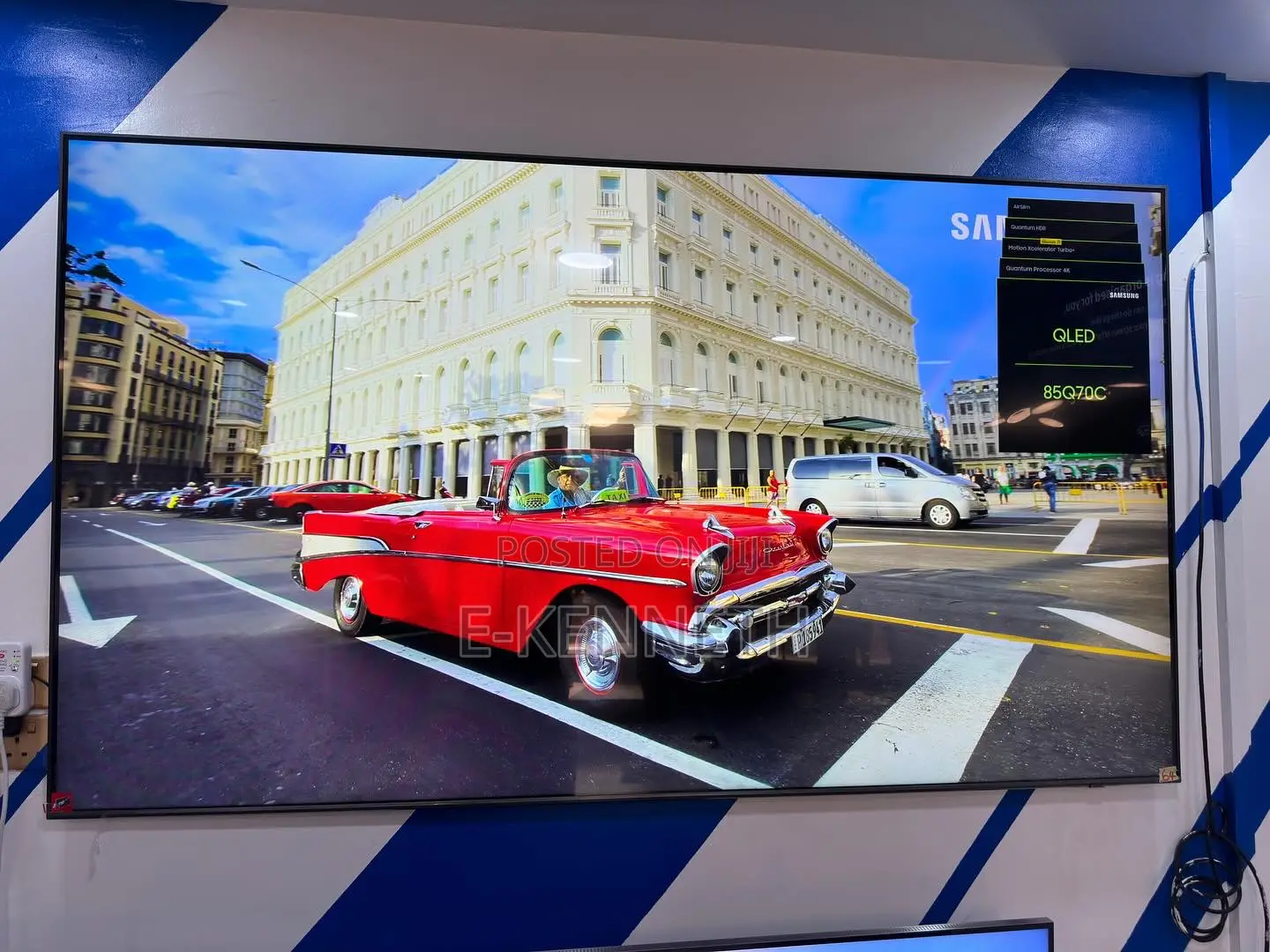 Samsung 85” Inches Qled Q70c Qhdr+ 4k Airslim Smart TV 2023/2024 Model