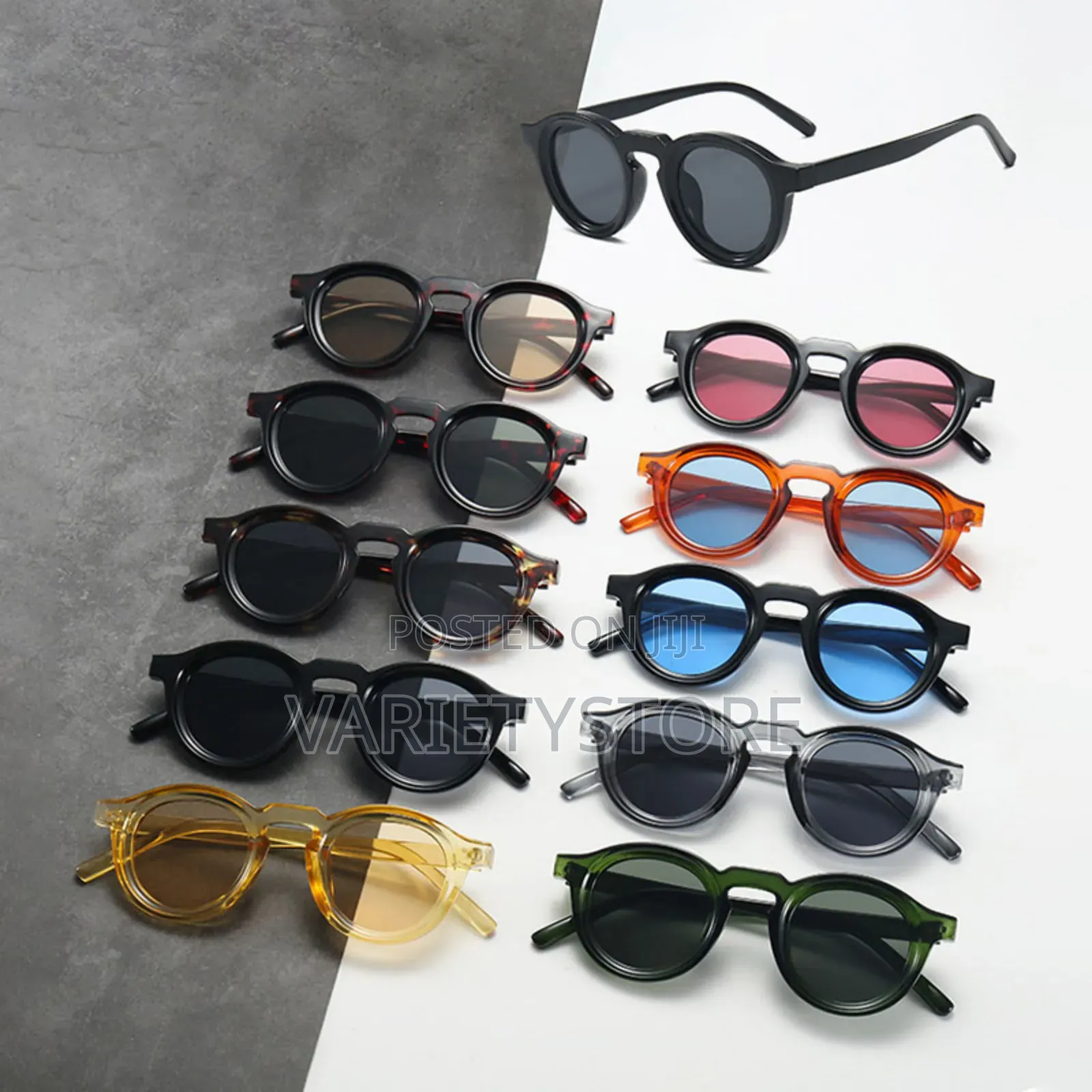 Retro Round Small Frame High-End Men's and Women's Sunglasses