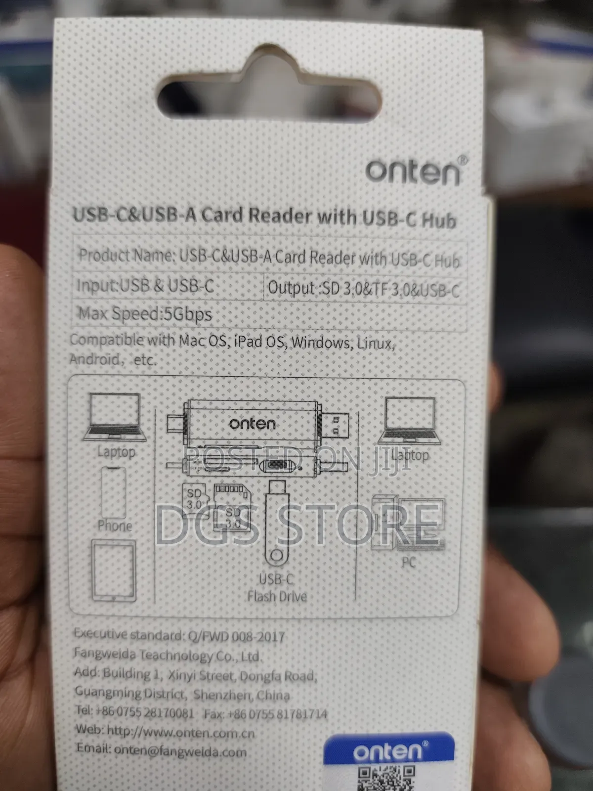 Onten Otn Cr538s Card Reader