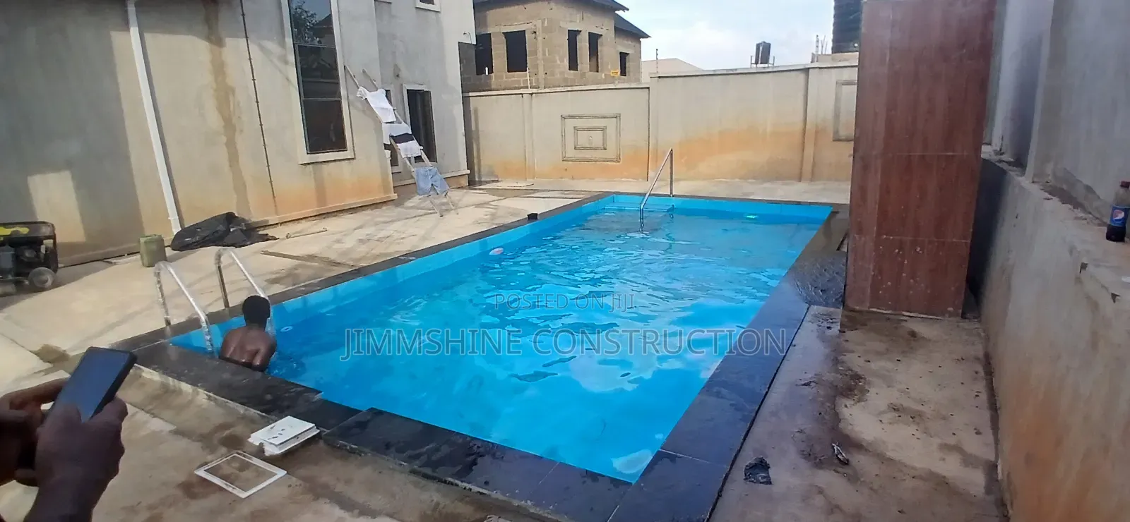 Swimming Pool With Pool Cover