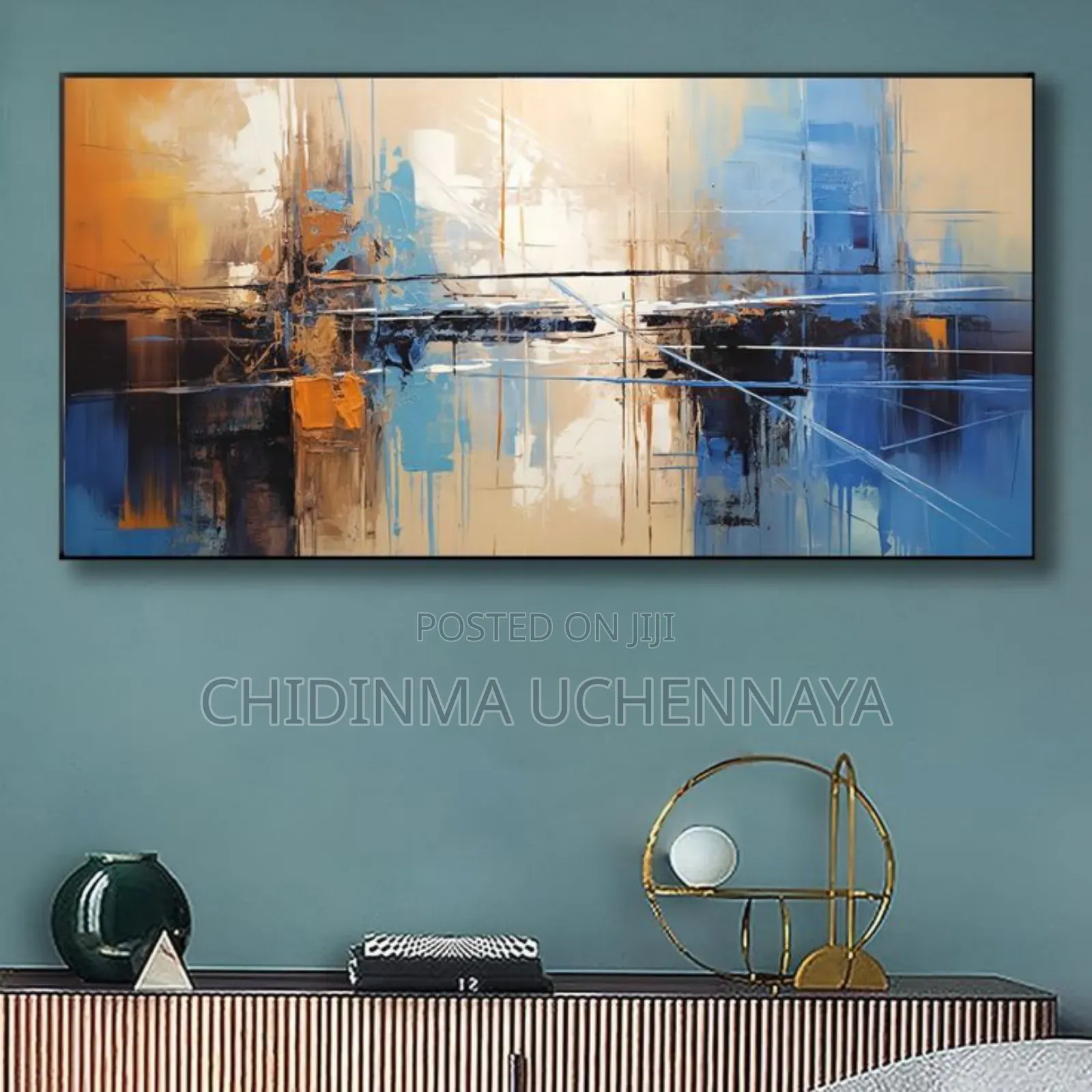 Modern Abstract Canvas Wall Artwork
