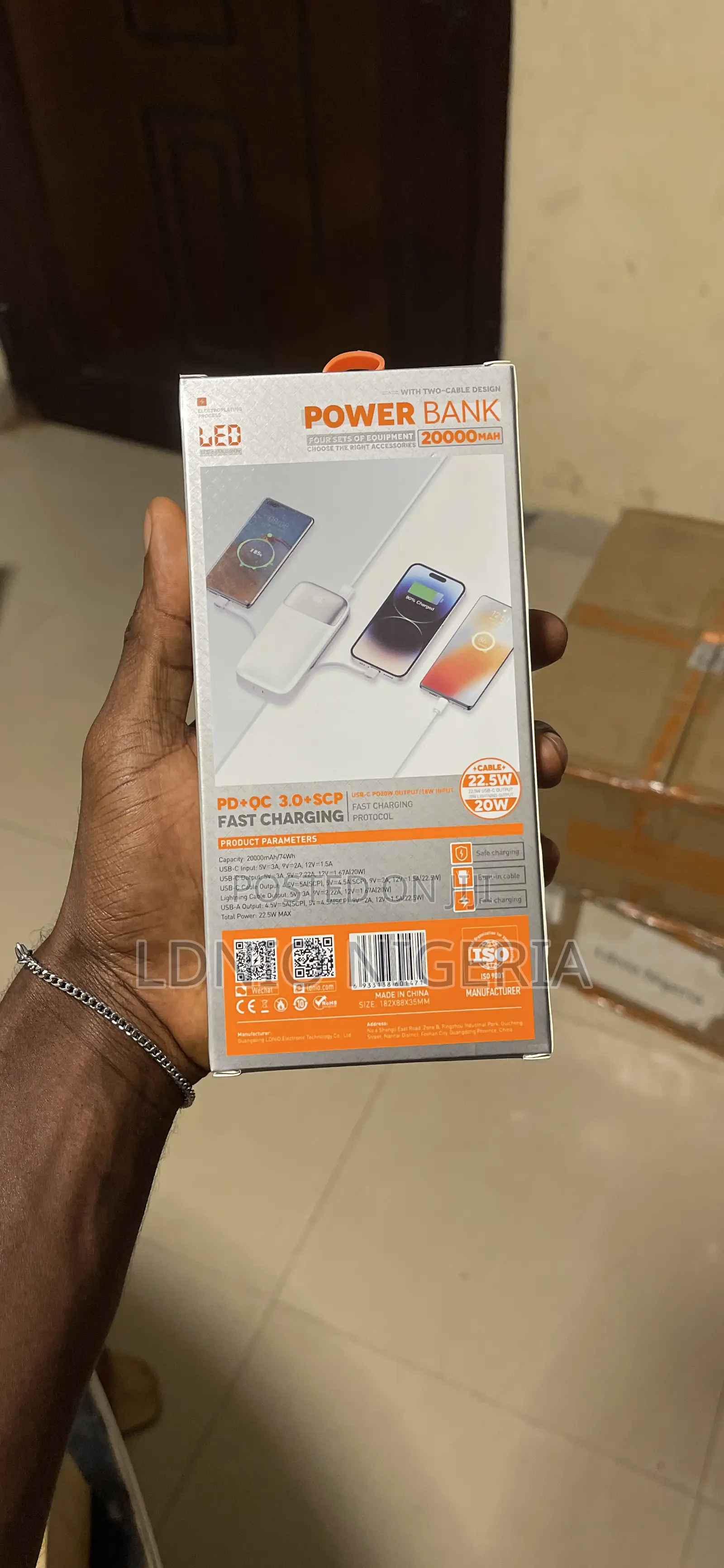 Ldnio Pq20 20,000 Mah Powerbank