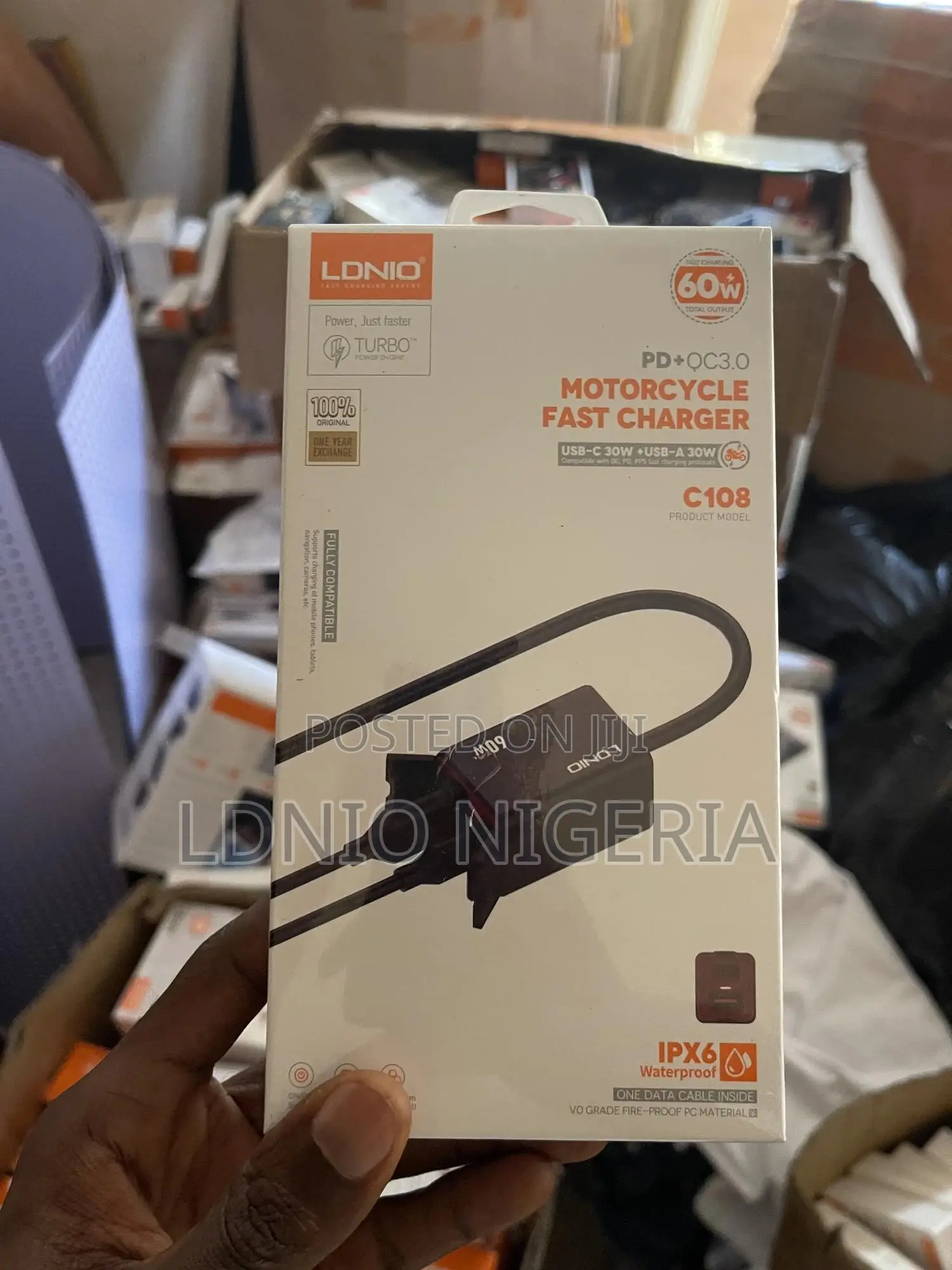 Ldnio C108 Motor Cycle Fast Charger