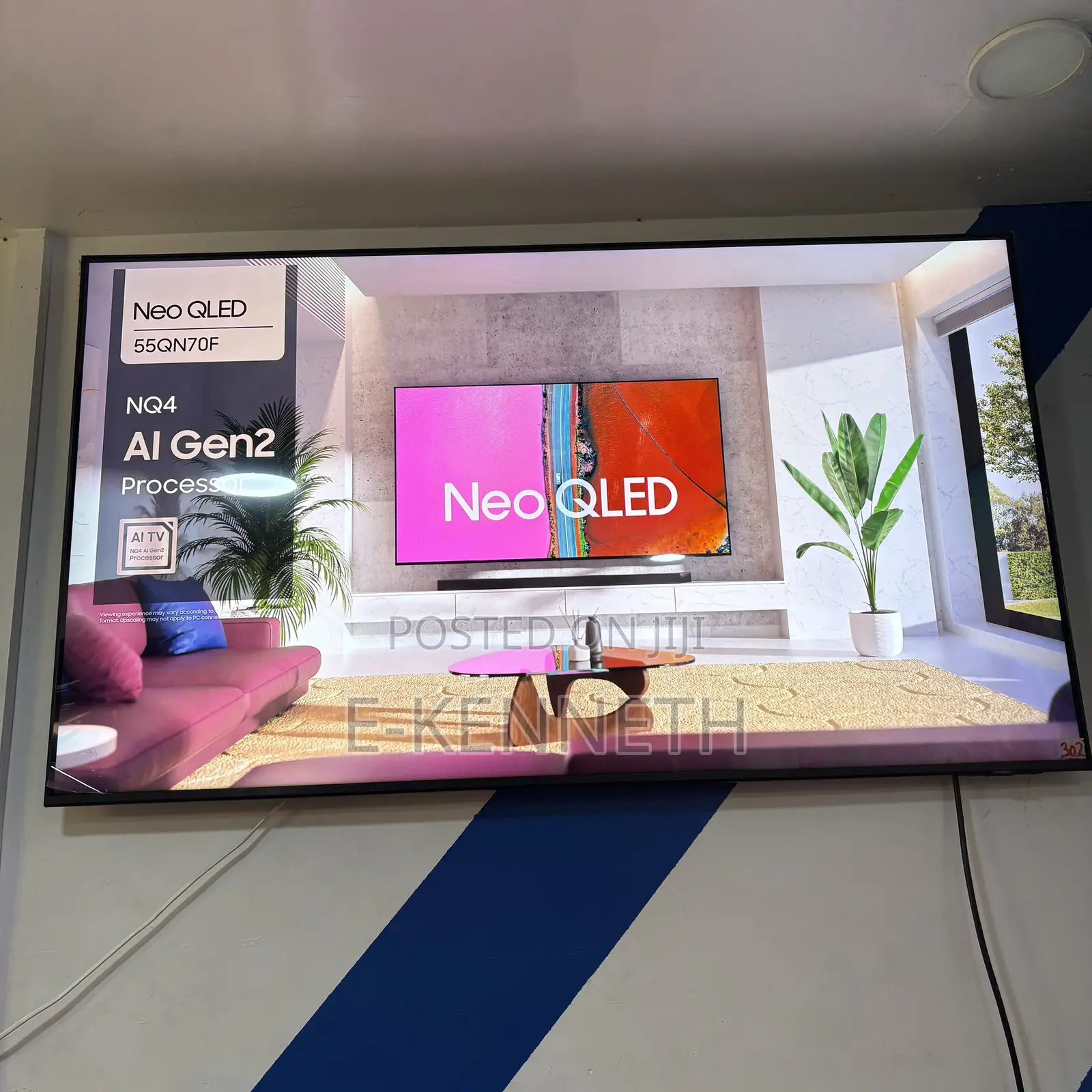 Samsung 55" Inches Neoqled Qn70f Qhdr+ 4k Smart TV
