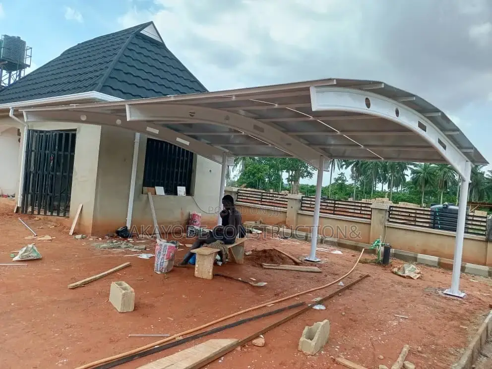 Danpalon Carport for Two Cars Park Side by Side Comfortably