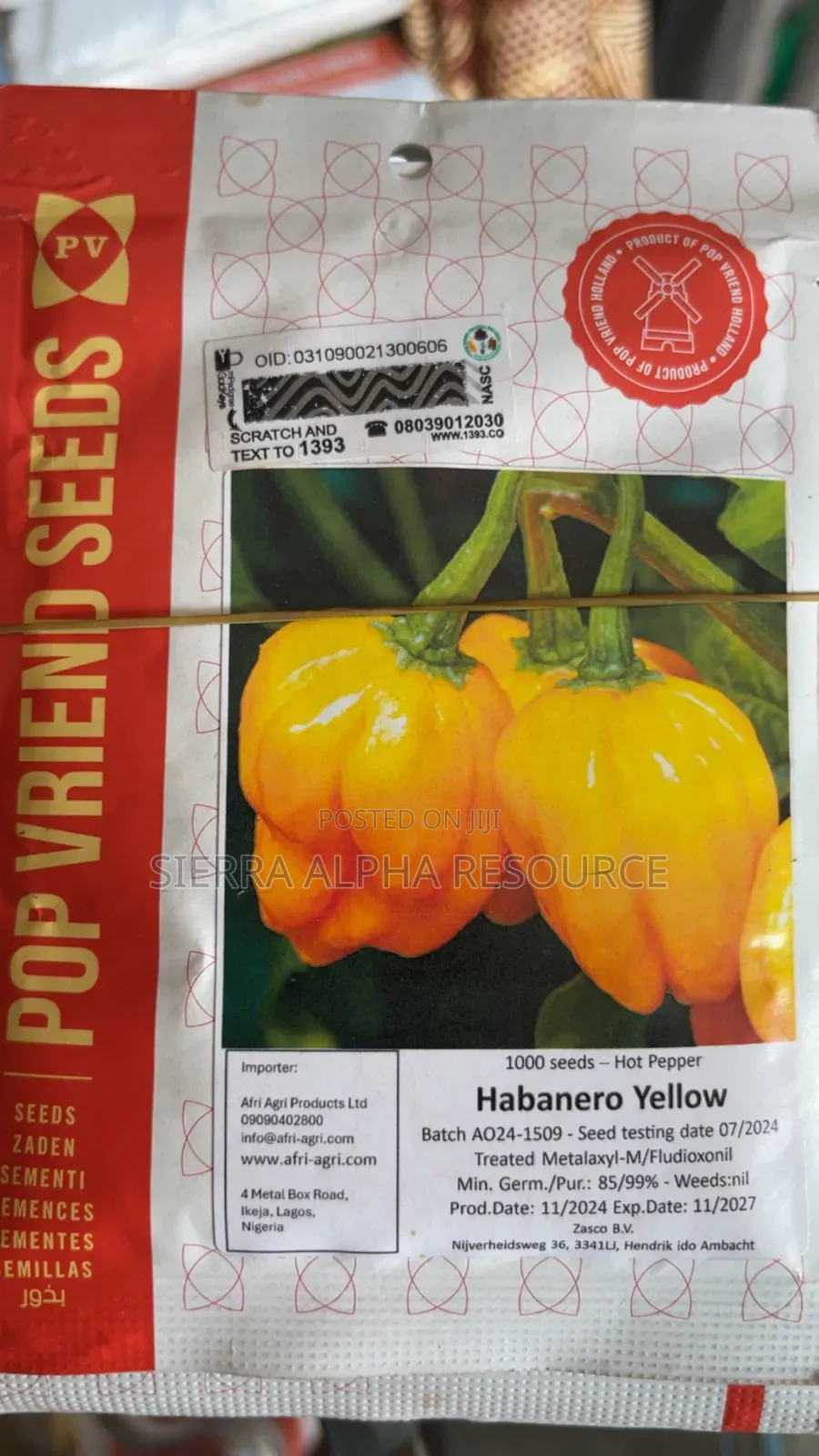 Yellow Habanero