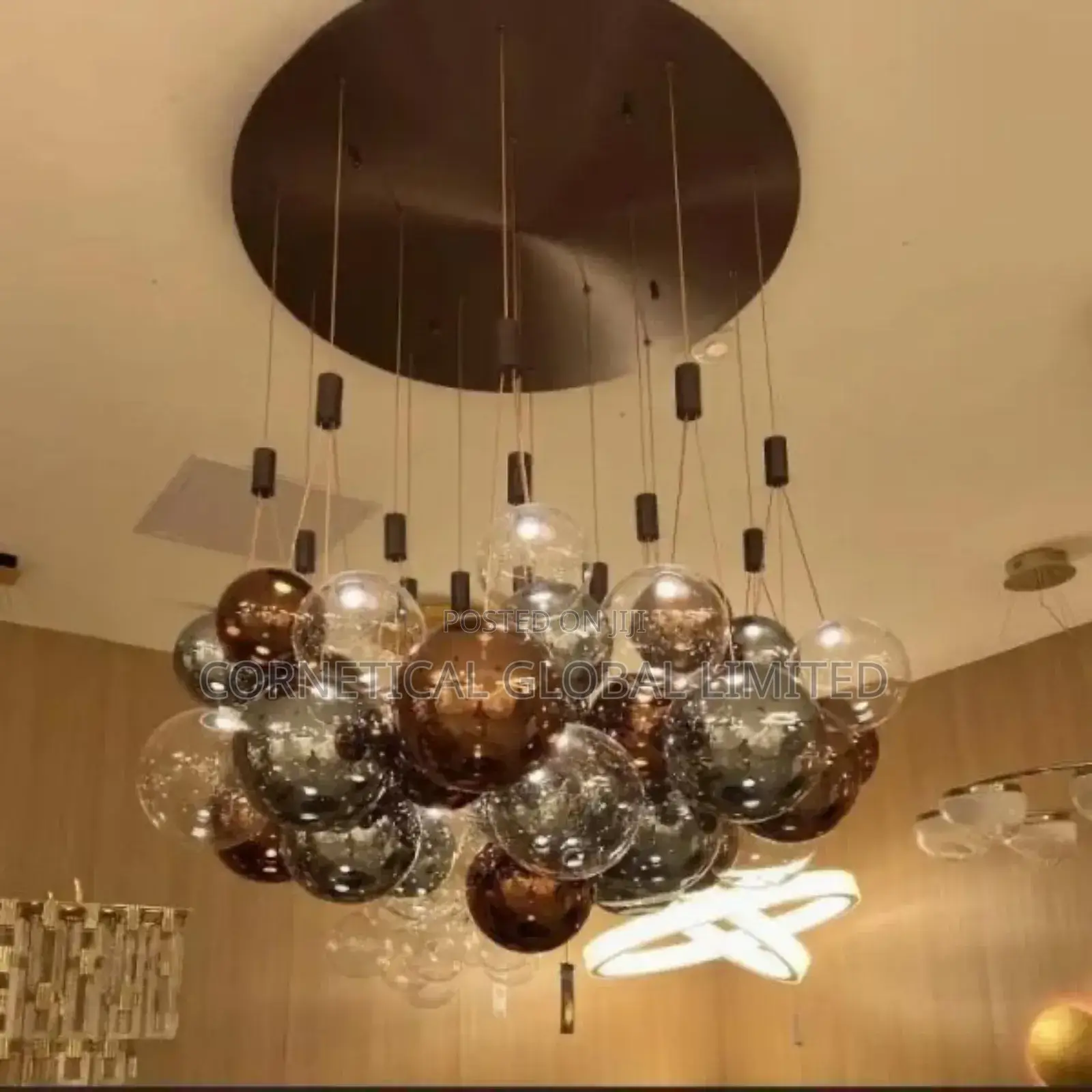 Modern Stylish Quality Luxury Crystal Globe Like Led Chandelier Light