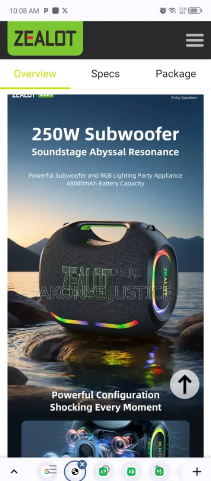 Zealot Ze21 Speaker