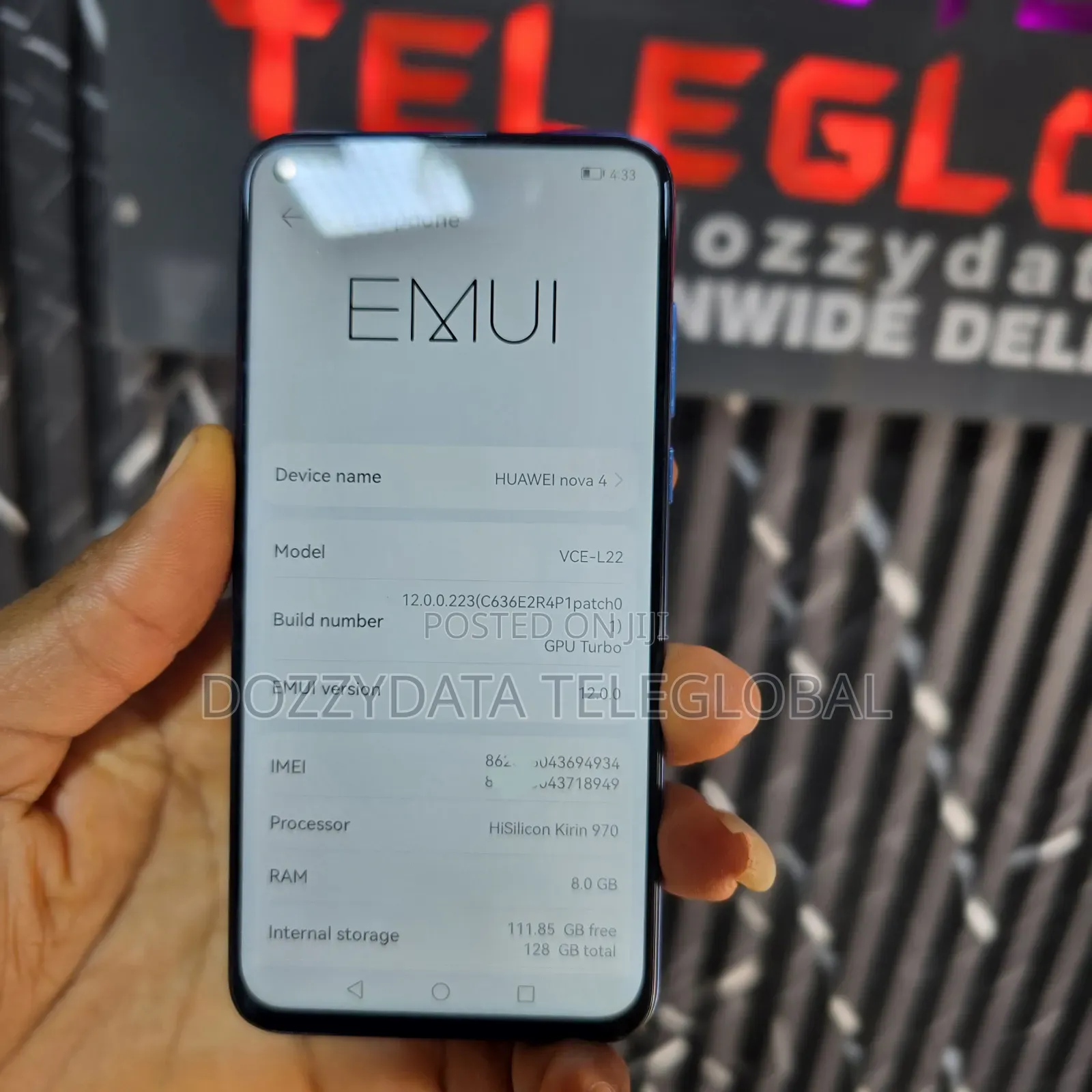 Huawei Nova 4 128 GB Blue