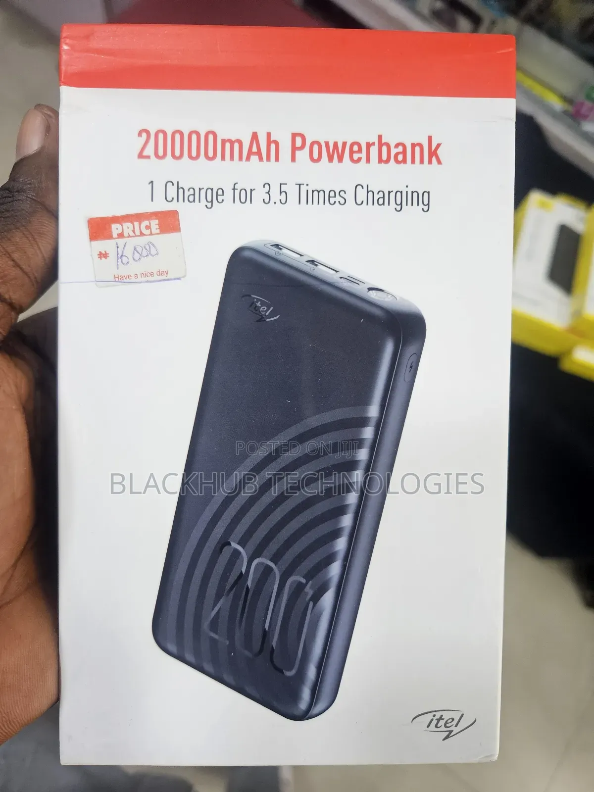 Itel 20000mah Star200 Powerbank With Flash Light