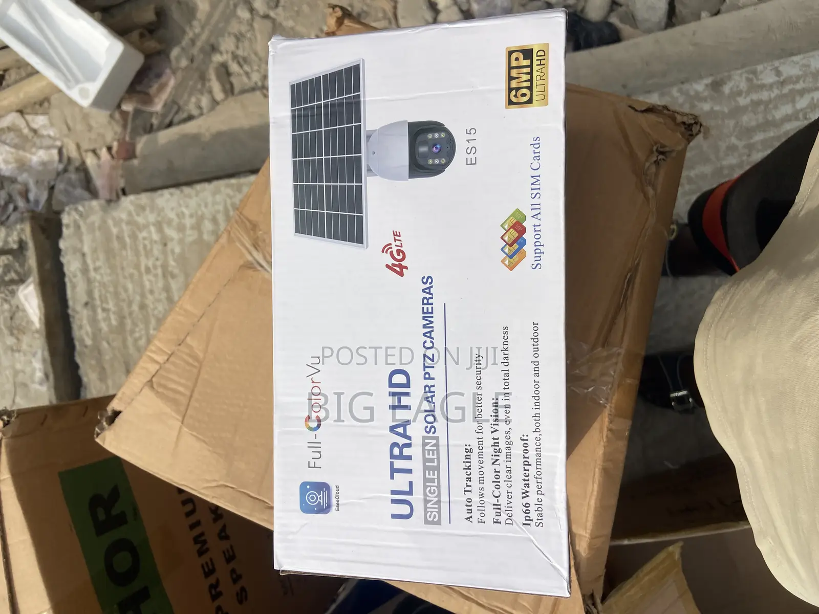 Eseecloud 4g Solar PTZ Camera 6mp and It Used ( All Sim )