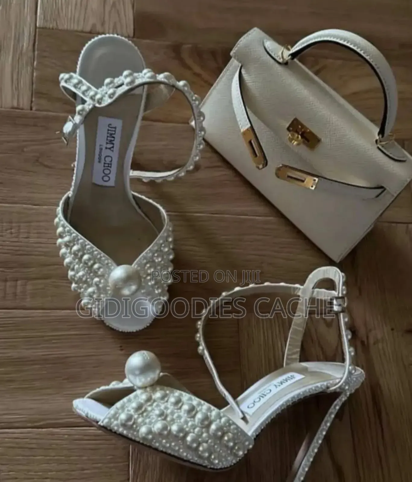 Jimmy Choo Bridal Heels White