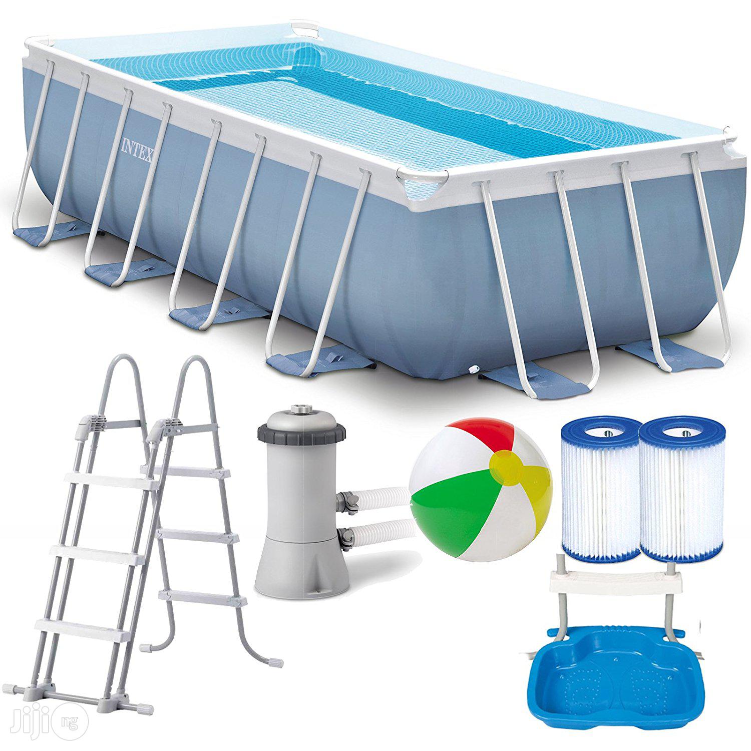 Intex Prism Frame Swimming Pool 400x200x100 Cm Rectangular