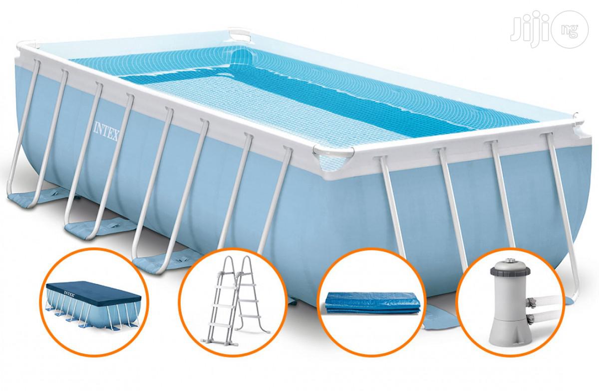 Intex Prism Frame Swimming Pool 400x200x100 Cm Rectangular