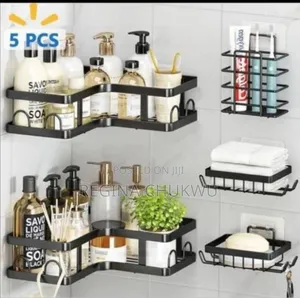 5in1 Bathroom Corner Shelves