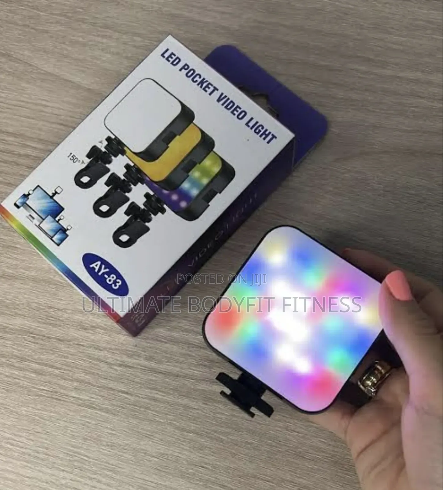 Brand New Led Pocket Video Light Ay-83 With RGB Light