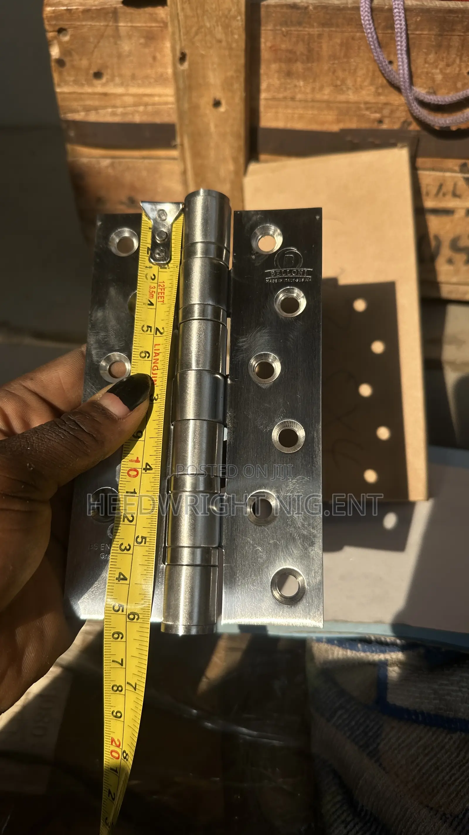 S-Steel “6”X3.5x”4” Heavy Duty Security Door Hinges