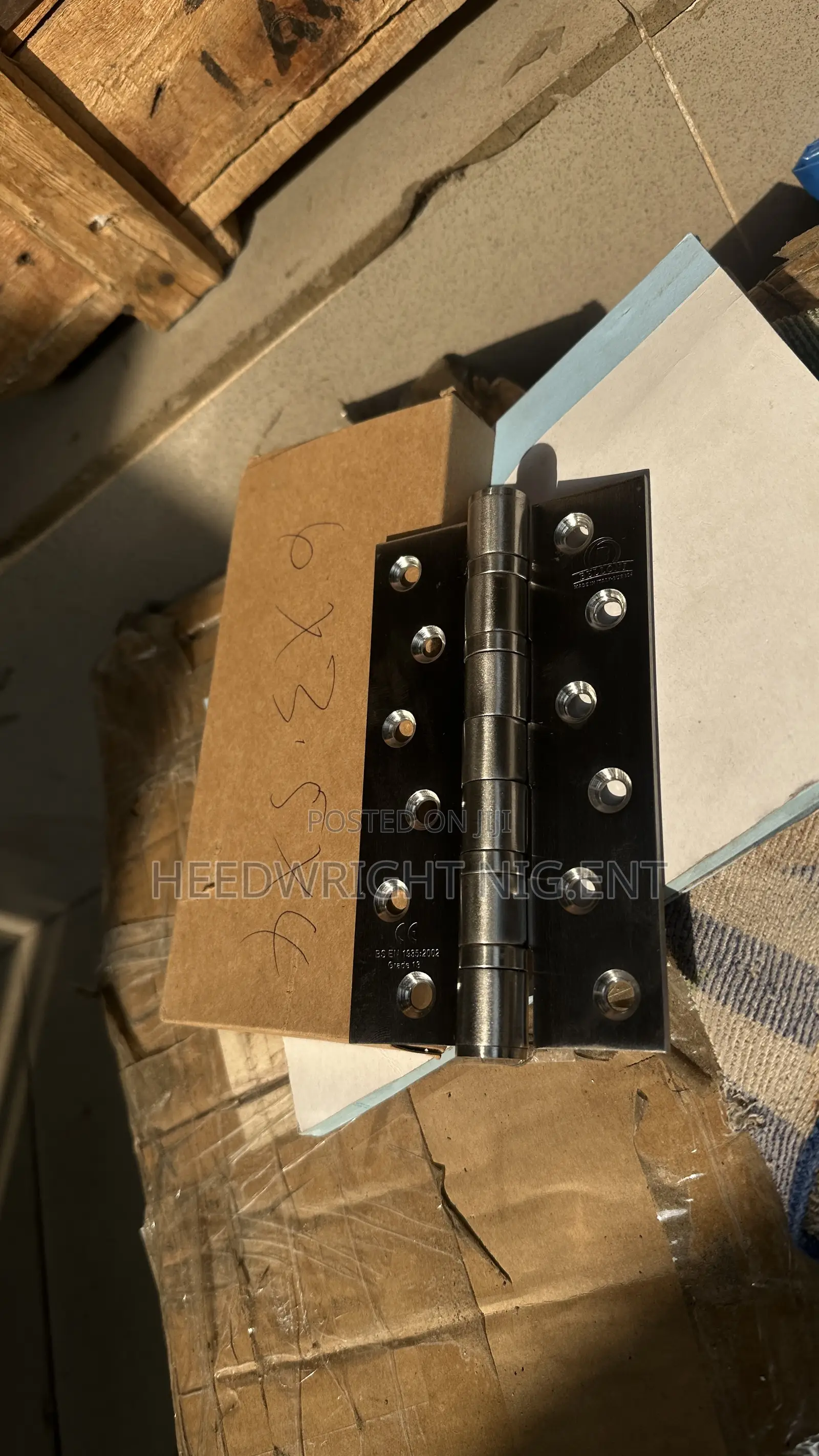 S-Steel “6”X3.5x”4” Heavy Duty Security Door Hinges