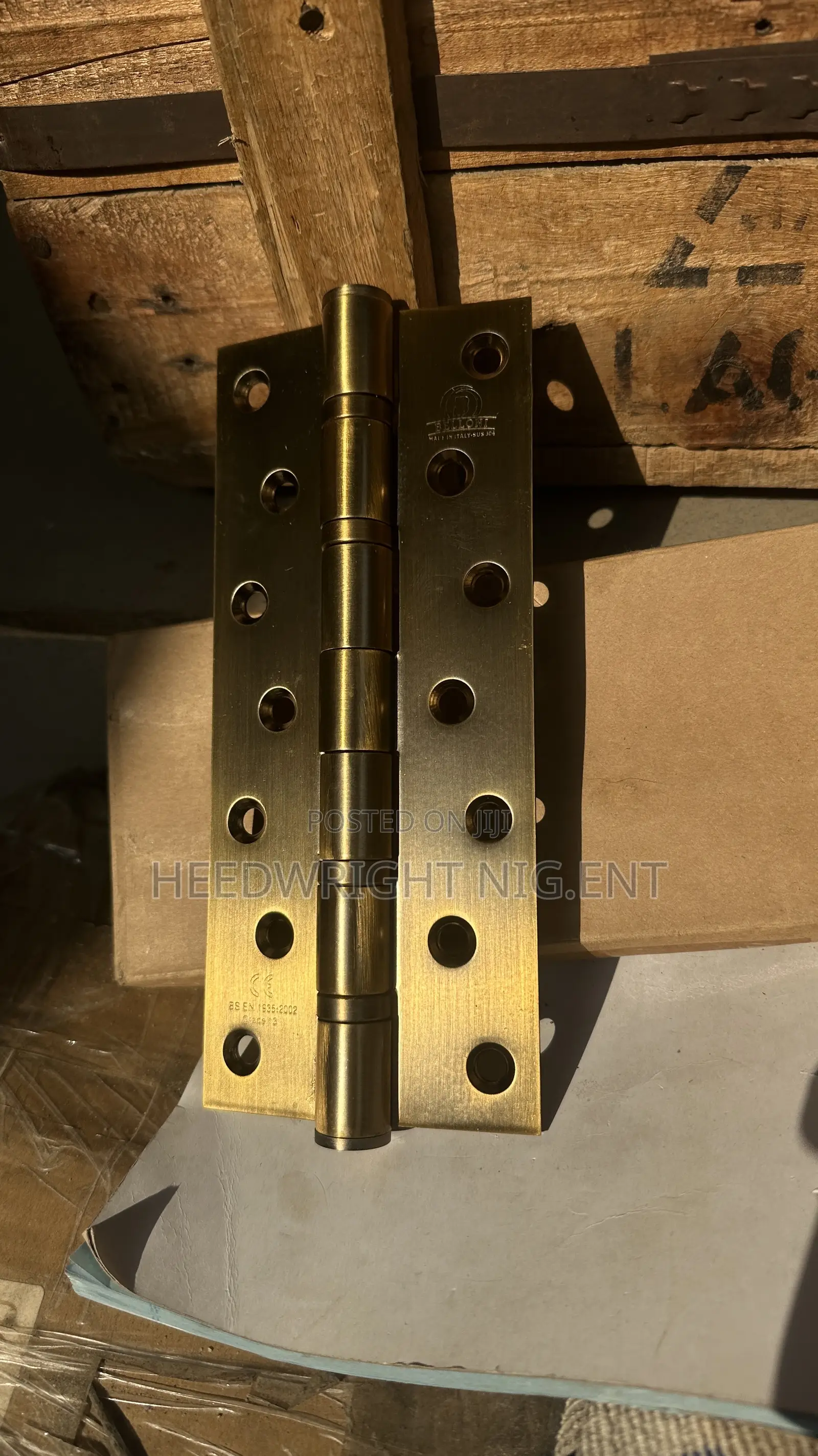 S-Steel “8”X3.5x”4” Heavy Duty Security Door Hinges