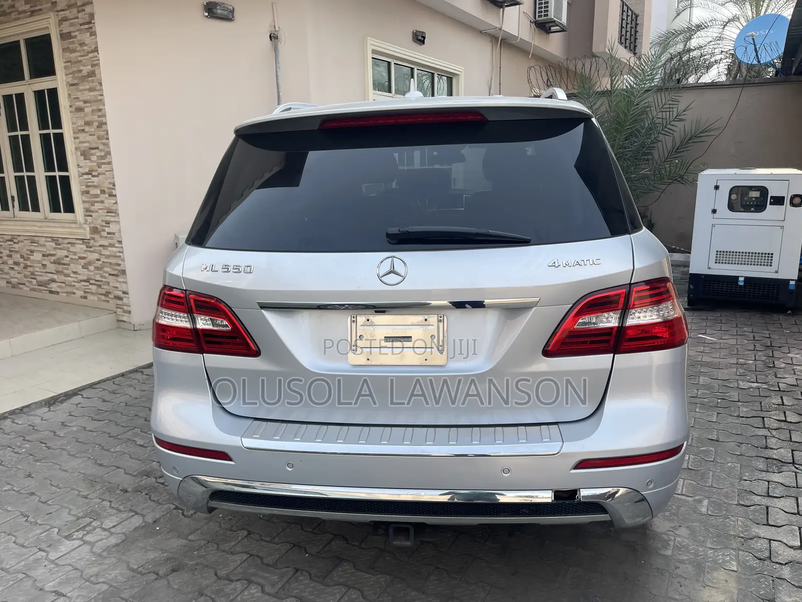 Mercedes-Benz M Class ML 550 4Matic 2013 Silver