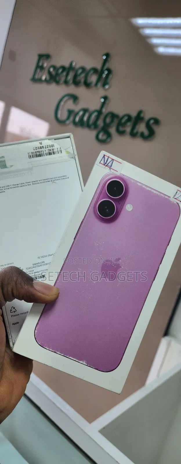 New Apple iPhone 16 128 GB Pink