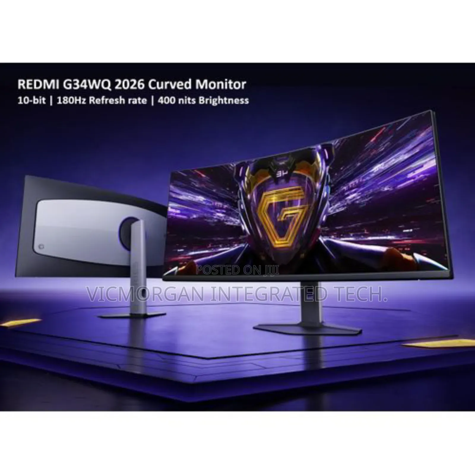 Redmi Gaming Monitor G34wq 2026 Launched With 34-Inch 180hz WQHD