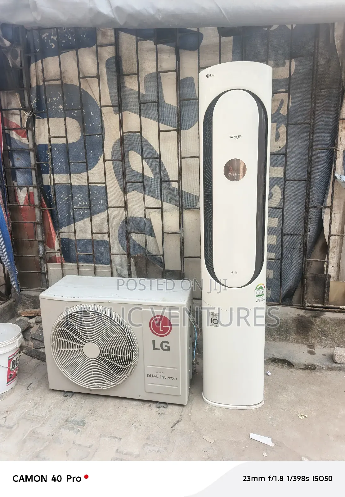 Uk Used Floor Standing Ac Dual Inverter 2.5hp Tested Working Perfectly