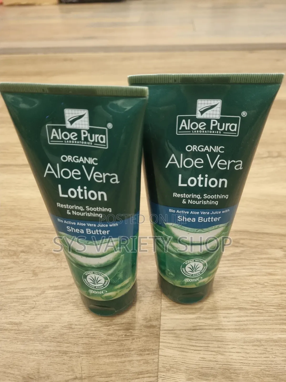 Aloe Pura Organic Aloe Vera Lotion With Shea Butter