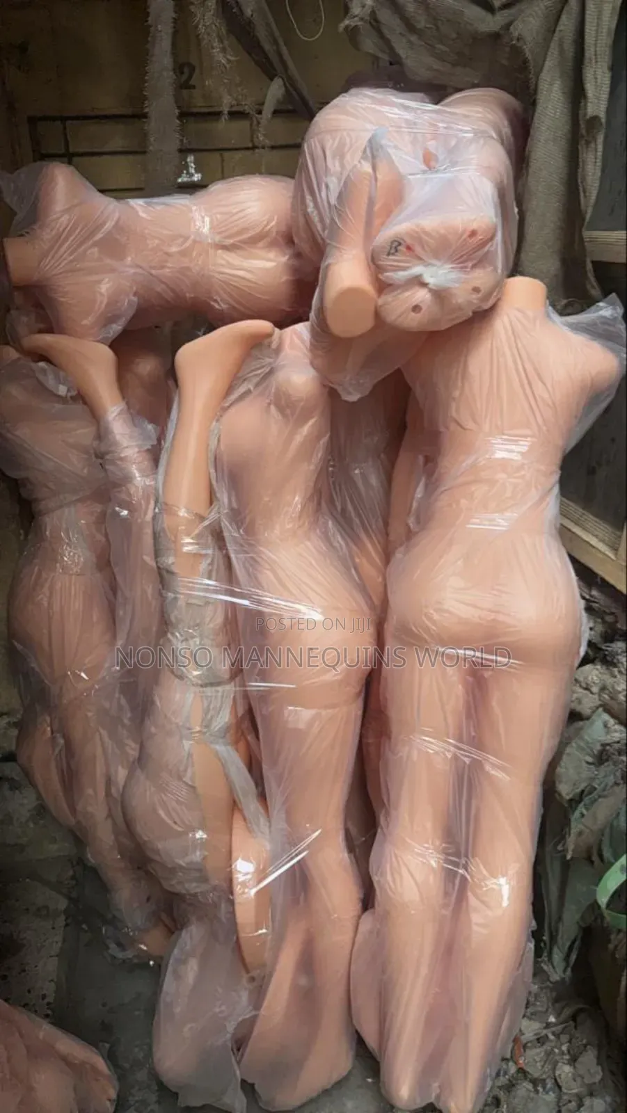 Size 10 Female Armless Plastic Display Mannequin