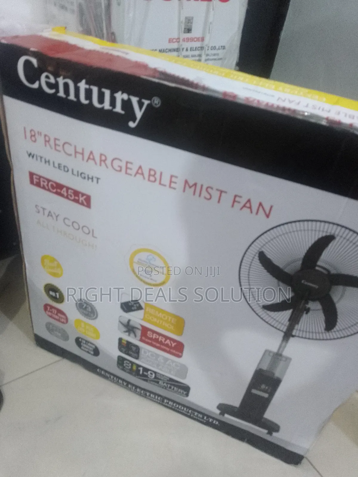 Double the Cool: Fan Mist in One Portable Century Design
