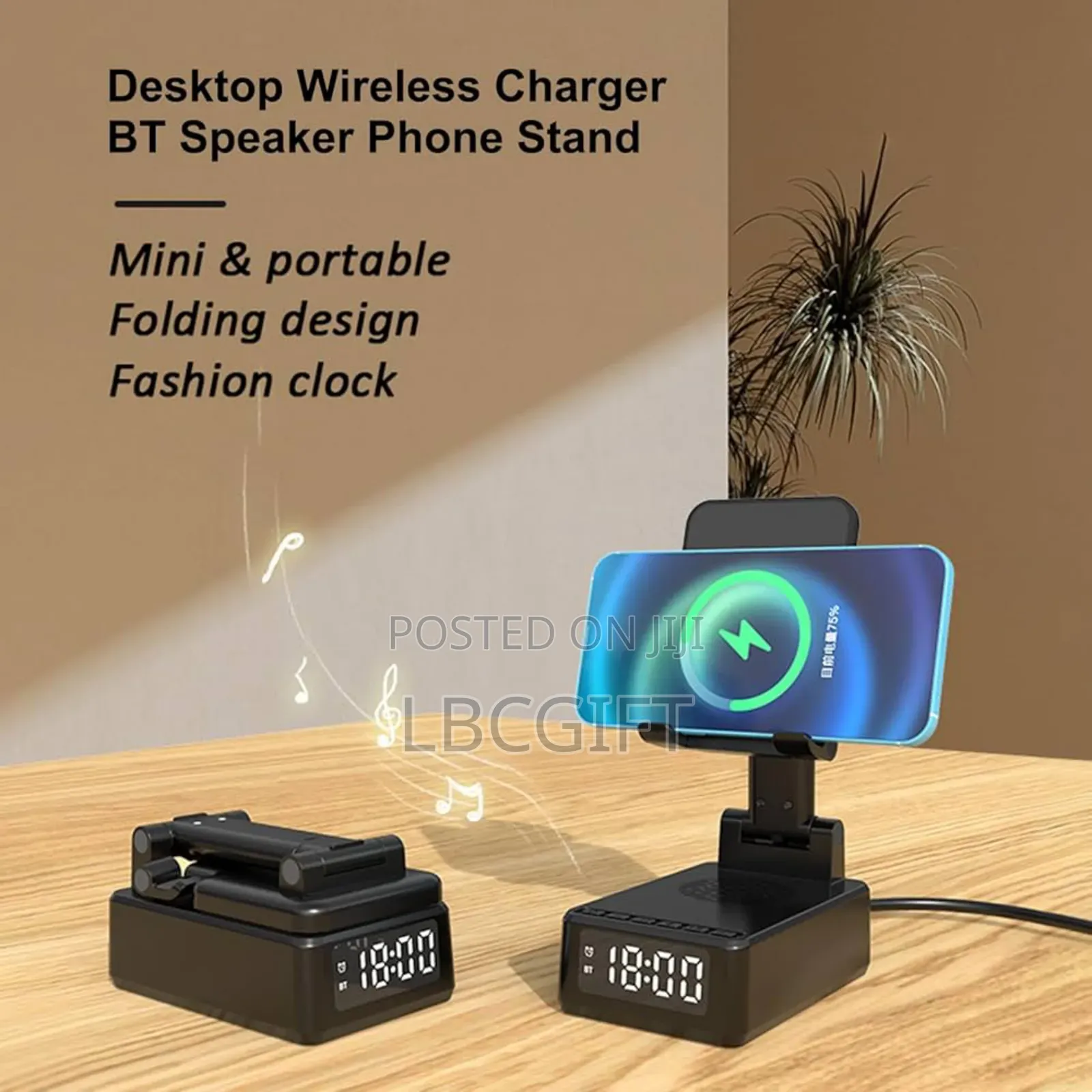 Executive Bluetooth Speaker With Wireless Charger (Wholesales Only