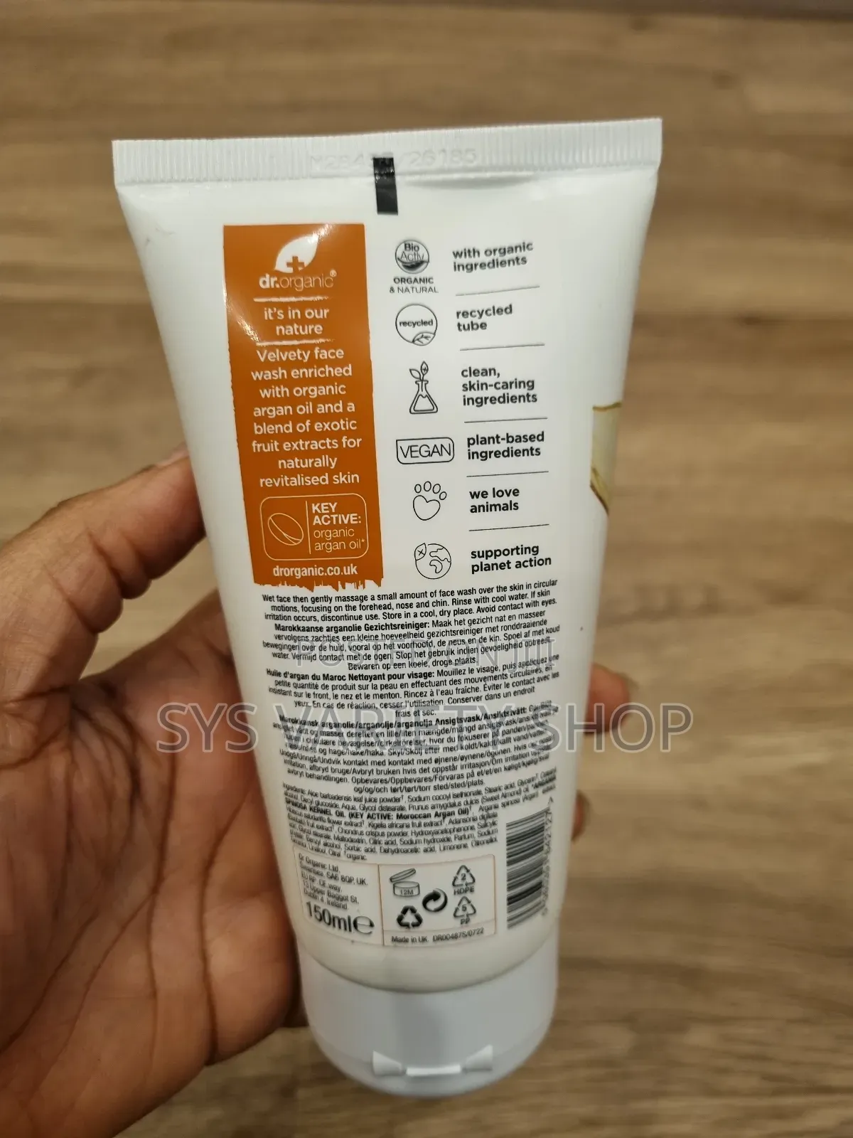 Dr.Organic Moroccan Argan Oil Face Wash