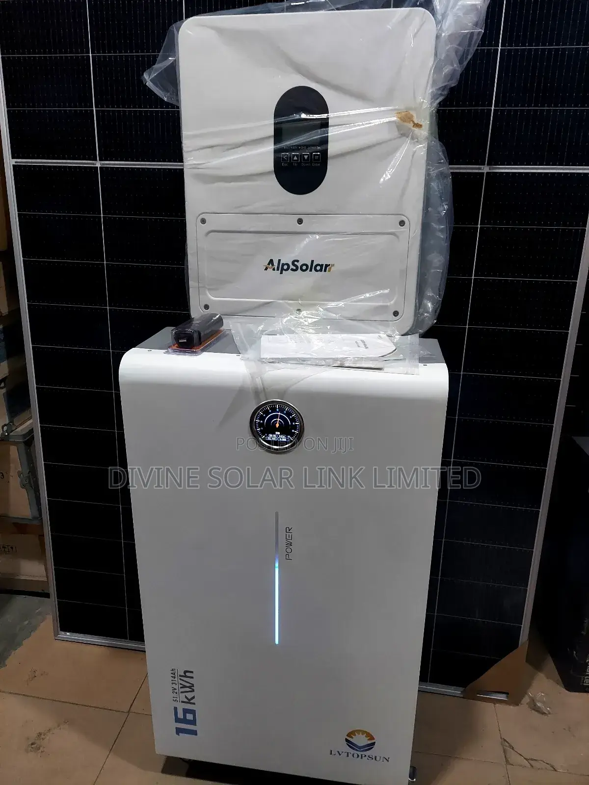 16kwh Lvtopson Battery And 6kva Hybrid Alpsolar Inverter