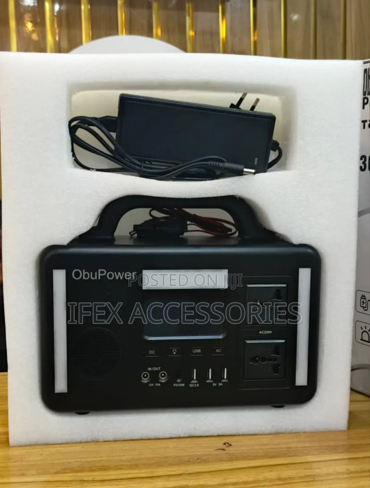 Obupower Portable Power Station With Two Ac Output (300w)