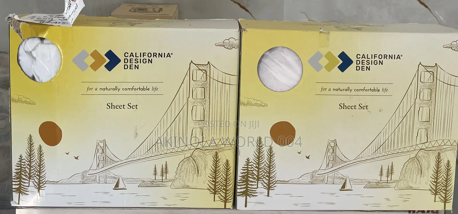 Brand New California Design Den Sheet Set White