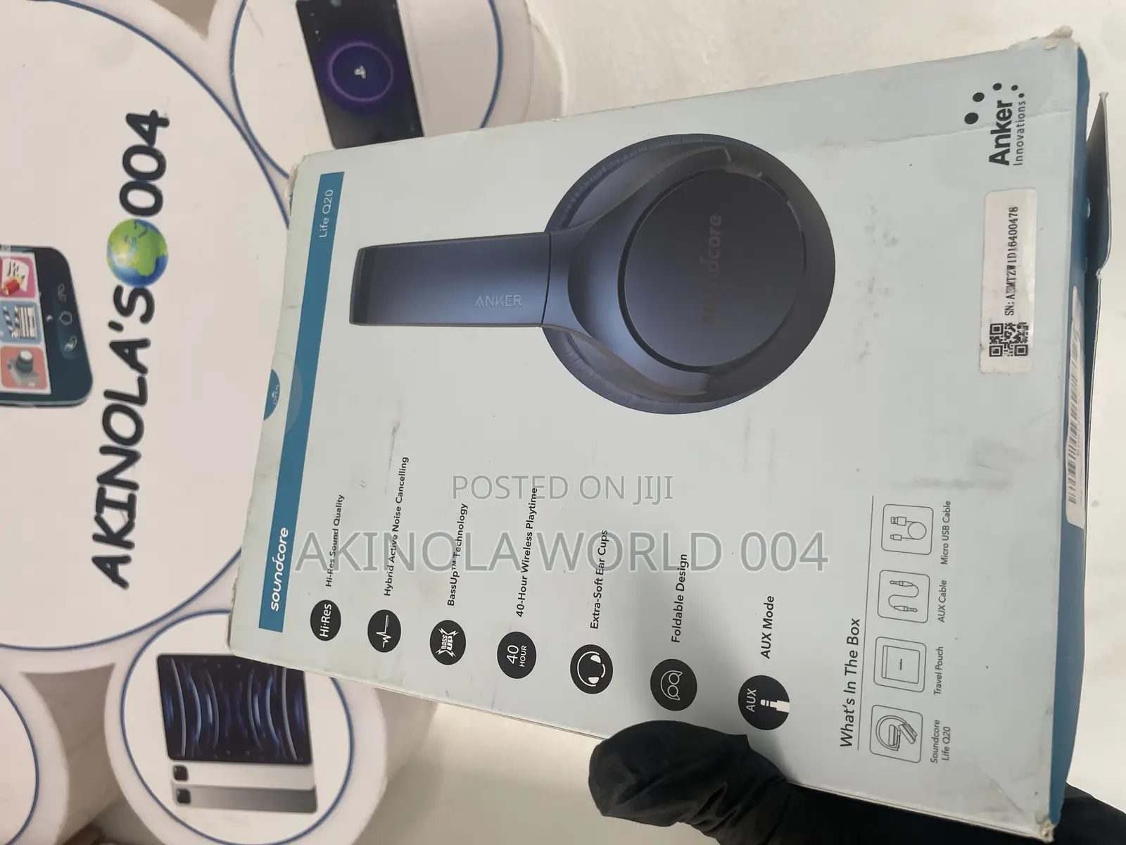 Brand New Soundcore by Anker Lifeq20 Noise Cancelling Headphones