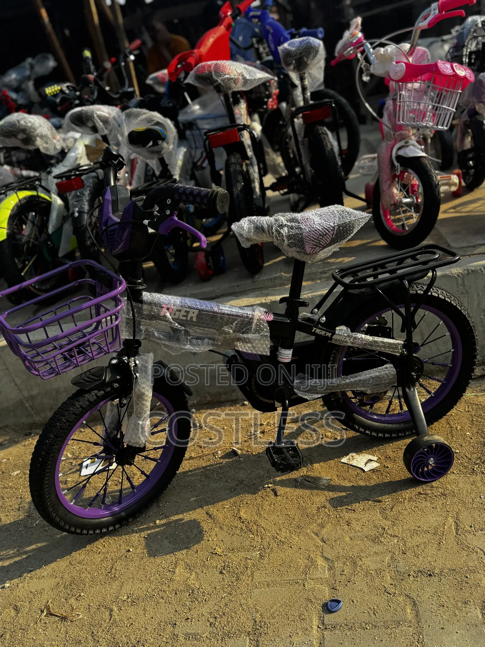 Tiger Kids' Bicycle With Training Wheels
