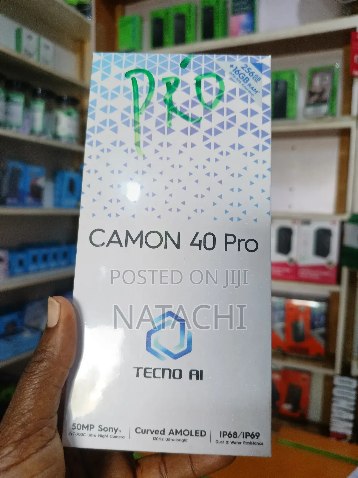 New Tecno Camon 40 Pro 4G 256 GB Gray