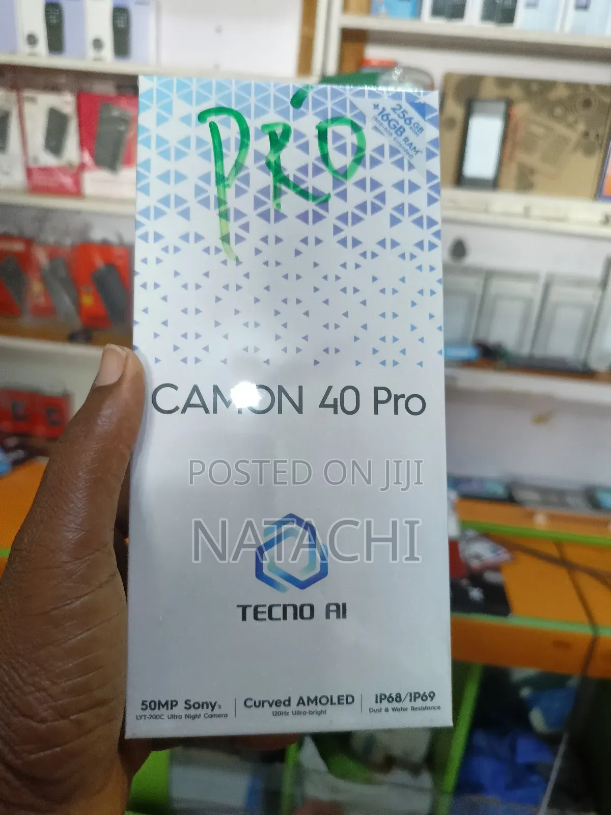 New Tecno Camon 40 Pro 4G 256 GB Gray