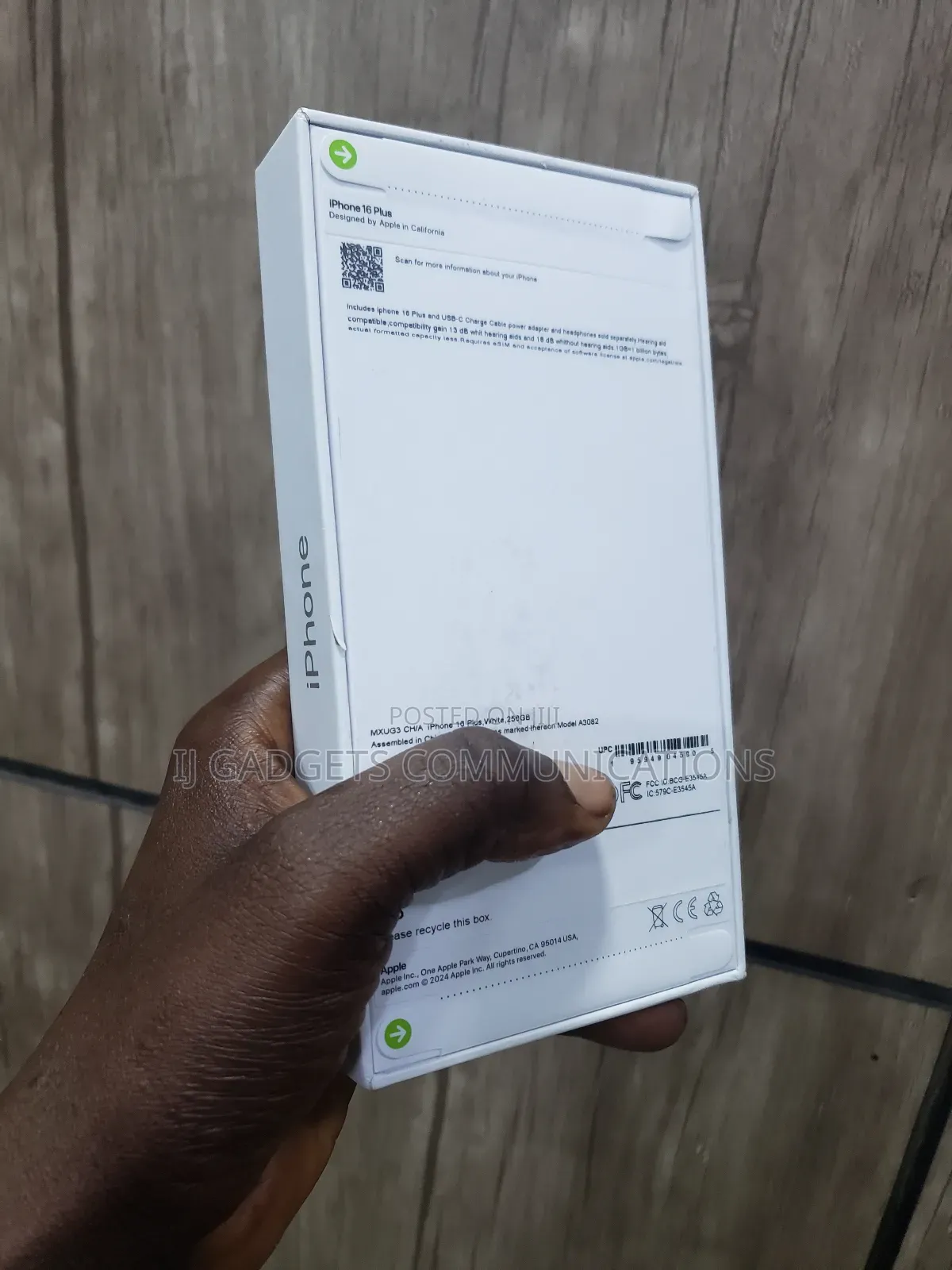 New Apple iPhone 16 Plus 256 GB White