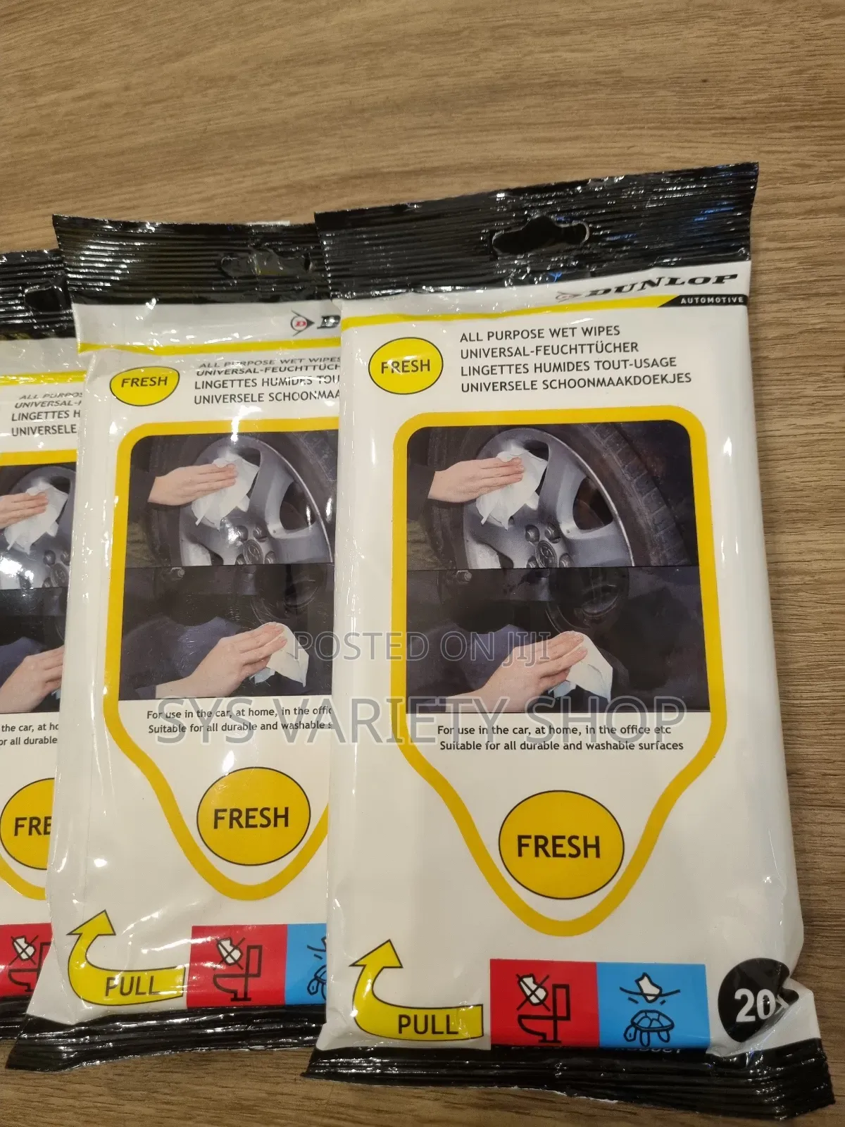 Dunlop All Purpose Wet Wipes