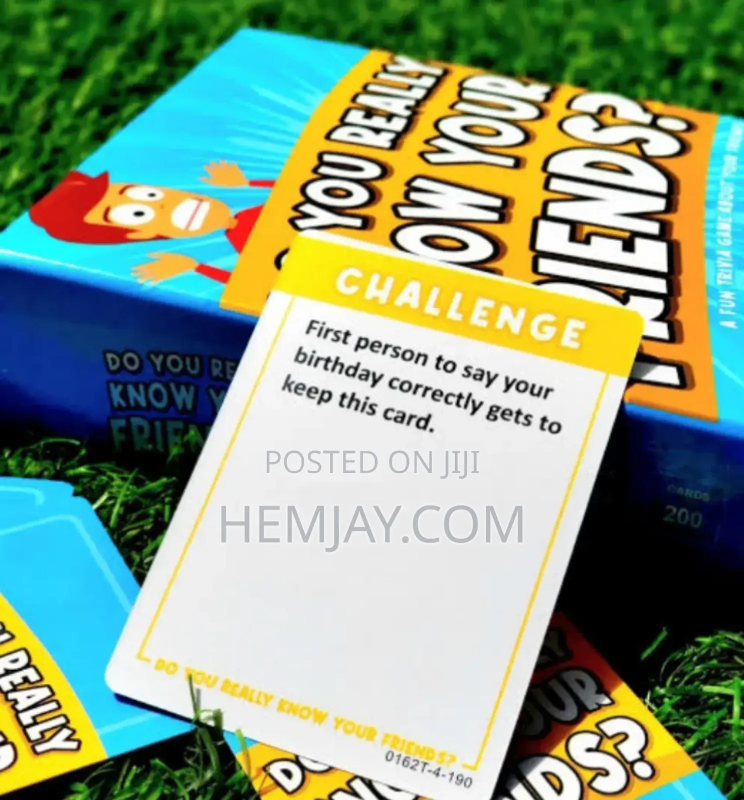 Do You Really Know Your Friends "Card Games".Click to See More Images