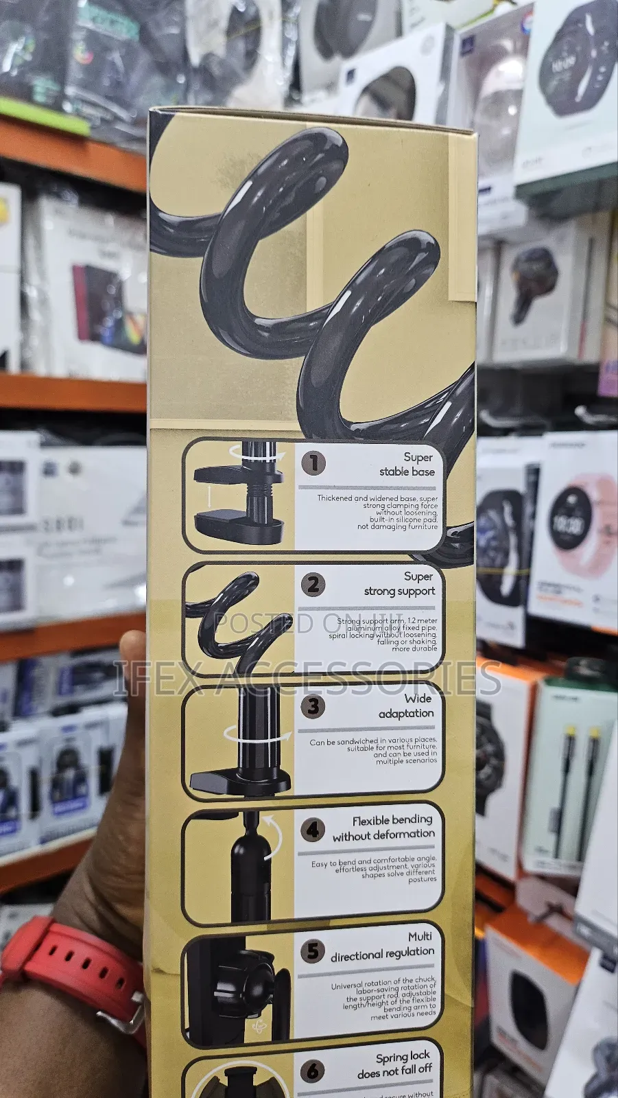 Moxom 1.2 Meter Convenient Phone Holder