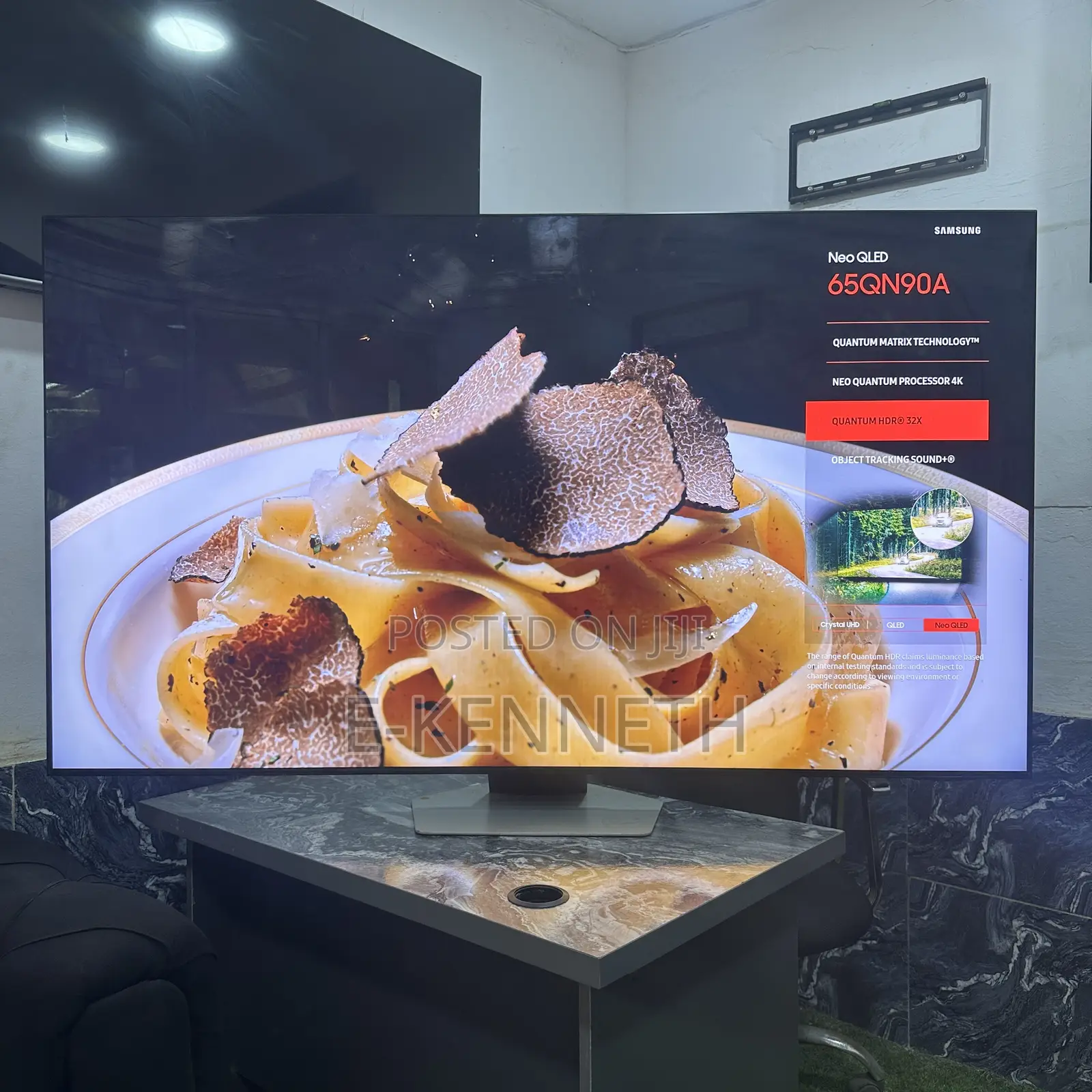 Samsung 65" Inches Neoqled Qn90a Qhdr+ Display Smart TV With 120hz