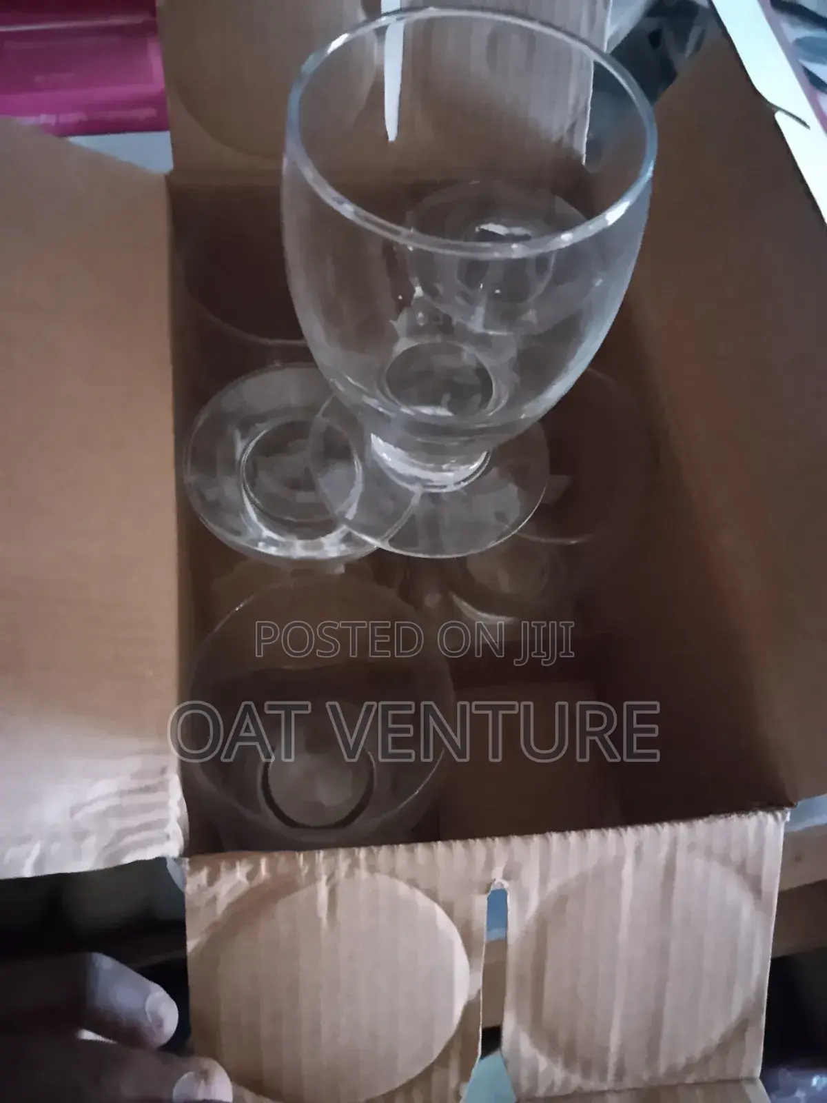 Elegant 180ml Glass Goblets - Perfect For Home, Parties Gifting