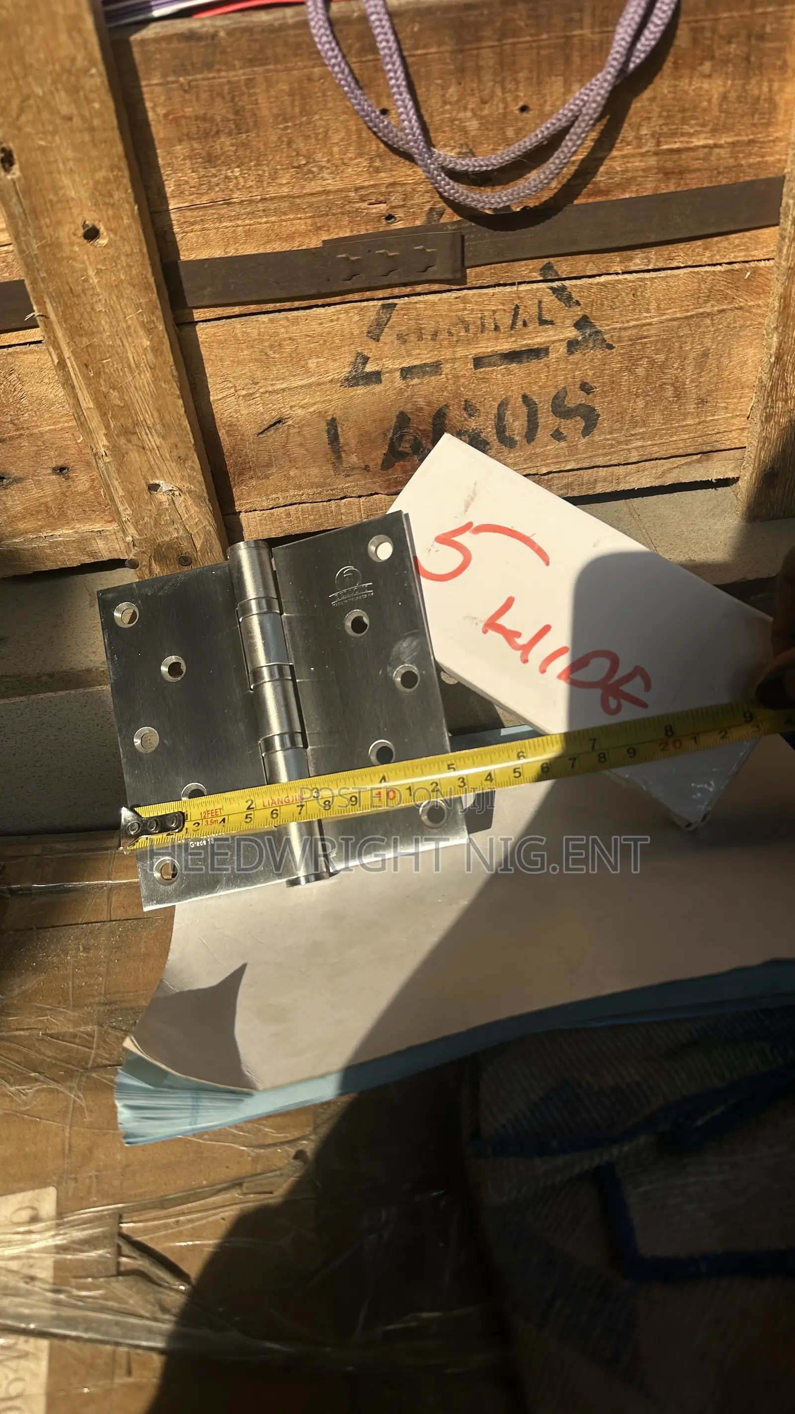 “5”X”5” S-Steel Security Hinges